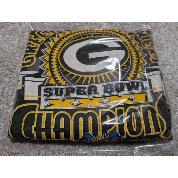Vintage Green Bay Packers Super Bowl XXXI Champions Large NFL USA - Picture 8 of 8